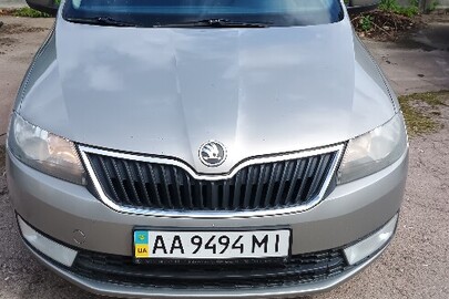 Легковий автомобіль SKODA RAPID, 2013 року випуску, VIN TMBAN2NH5DB101724, ДНЗ АА9494МІ
