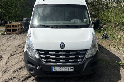 Транспортний засіб марка: Renault, модель: Master, реєстраційний номер АІ9552НМ, VIN/номер шасі (кузова, рами): VF1MAF5FN45107811,рік виробництва: 2011, колір – білий