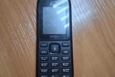 Конфіскація майна за рішенням суду: мобільний телефон "ERGO", б/в