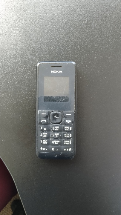 Мобільний телефон марки Nokia 105, чорного кольору, IMEI: 357780061581969 з номером 0508623963