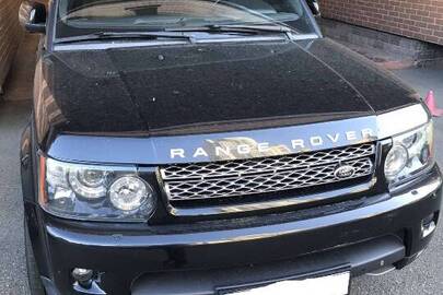 Колісний транспортний засіб: Автомобіль легковий LAND ROVER Range Rover Sport, рік випуску 2012, колір чорний, ДНЗ : АА0021OT, номер кузова SALLSAAE4DA787018