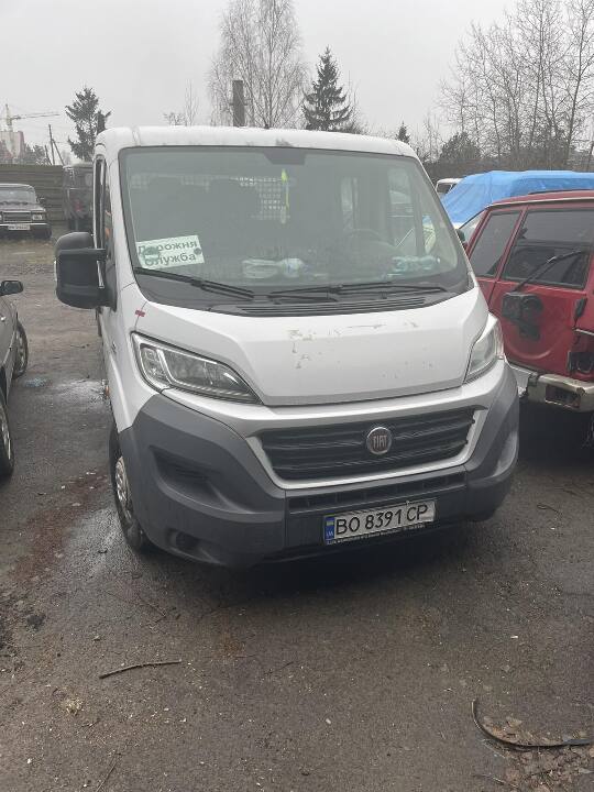 Автомобіль вантажний FIAT DUCATO, 2015 року випуску, № шасі ZFA25000002924483, колір білий, ДНЗ: BO8391CP