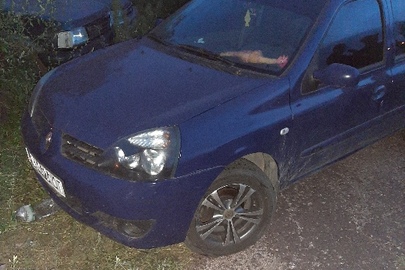 Автомобіль легковий: Renault Clio Symbol, ДНЗ АН0323СТ, синього кольору, 2007 р.в., VIN:VF1LB17C538693341