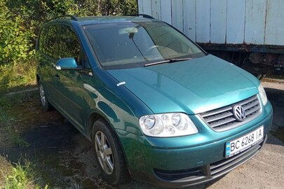  Легковий автомобіль VOLKSWAGEN TOURAN, 1.6 FSi 115 HP (1Т), 2003 року випуску, (VIN) WVGZZZ1TZ3W001032, реєстраційний номер ВС6268ІА, зеленого кольору