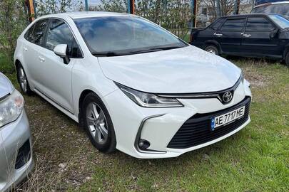Автомобіль марки Toyota, модель Corolla, шасі (кузов, рама) NMTBE4BEX0R004885, 2019 року випуску, колір - БІЛИЙ, державний номер АЕ7717МЕ