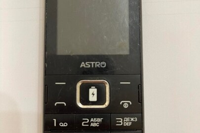 Мобільний телефон марки "ASTRO" ІМЕІ - відсутній, стан б/в
