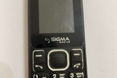 Мобільний телефон марки "Sigma" ІМЕІ -відсутній, з сім-картою мобільного оператора "Київстар", стан б/в