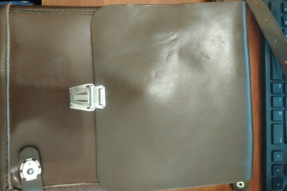 Офіцерський планшет (сумка) польовий 1989 року,  коричневого кольору