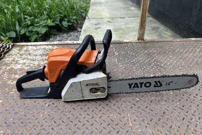 Конфісковане майно за рішенням суду: Бензопила марки "STIHL MS 180" б/в