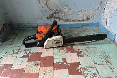 Конфісковане майно за рішенням суду: Бензопила марки "STIHL" б/в