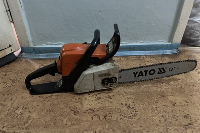 Конфісковане майно за рішенням суду: Бензопила марки "STIHL Intedh" б/в