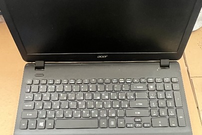 Конфісковане майно за вироком суду: Ноутбук "ACER" MS2394, s/n: №NXMRWEU01243408A606600, чорного кольору, б/в