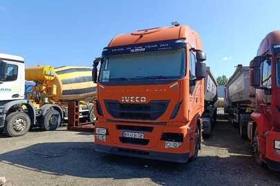 Автомобіль спеціалізований вантажний сідловий тягач, марки: IVECO, модель: STRALIS AS440S46T/P, державний реєстраційний номер KA6536CB, VIN/номер шасі (кузова, рами): WJMM1VTH4DC267409, колір: ОРАНЖЕВИЙ, рік виробництва: 2013