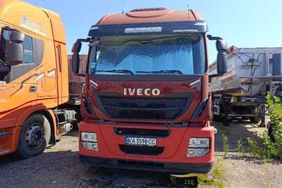 Автомобіль спеціалізований вантажний сідловий тягач, марки: IVECO, модель: STRALIS AS440S46T/P, державний реєстраційний номер KA3598СС, VIN/номер шасі (кузова, рами): WJMM1VTH40C285261, колір: ЧЕРВОНИЙ, рік виробництва: 2013