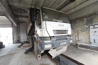 Автомобіль спеціалізований вантажний, марки IVECO TRAKKER AD410T42, реєстраційний номер АА9616ТК, VIN/номер шасі (кузова, рами): WJMJ4CSS30C204986, колір: БІЛИЙ, рік виробництва: 2008, тип пального: дизель, об’єм двигуна, см.куб.: 12882, тип КПП: механічна