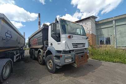 Автомобіль спеціалізований вантажний, марки IVECO TRAKKER AD410T43, реєстраційний номер АА9615ТК, VIN/номер шасі (кузова, рами): WJMJ4CSS30C205369, колір: БІЛИЙ, рік виробництва: 2008, тип пального: дизель, об’єм двигуна, см.куб.: 12882, тип КПП: механічна