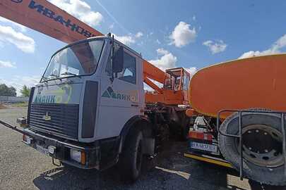 АВТОКРАН МАЗ 5337, реєстраційний номер АА9588ТР, VIN/номер шасі (кузова, рами): XTM533710M00009040, категорія: ВАНТАЖНИЙ, колір: СІРИЙ, рік виробництва: 1991, тип пального: дизель, об’єм двигуна, см.куб.: 11150, тип КПП: механічна