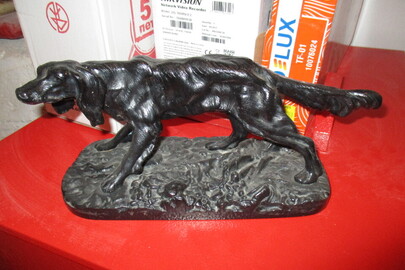 Металева фігурка Собаки, чорного кольору,  б/в, 1 шт. 