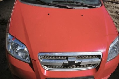 Транспортний засіб: марка: CHEVROLET модель AVEO, ДНЗ АІ4196НО колір: червоний, рік виробництва:2006, номер кузова: KL1SF69YE7B057236
