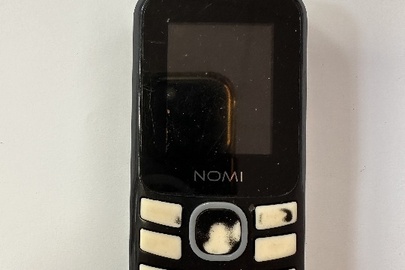 Конфісковане майно за рішенням суду: Мобільний телефон "Nomi", 1 шт., б/в.