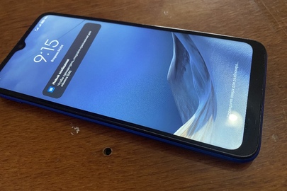 Мобільний телефон  "Xiaomi Redmi" 9C, синього кольору, IMEI1 - 866,601,054,623,853/78 IMEl2 - 866,601,054,623,861/78, б/в