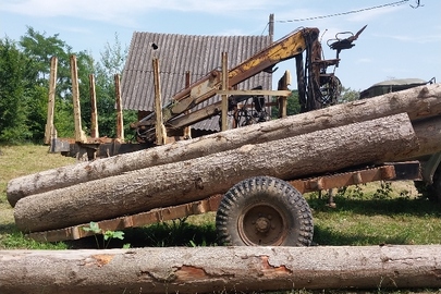 Причіп до трактора без номерного знаку