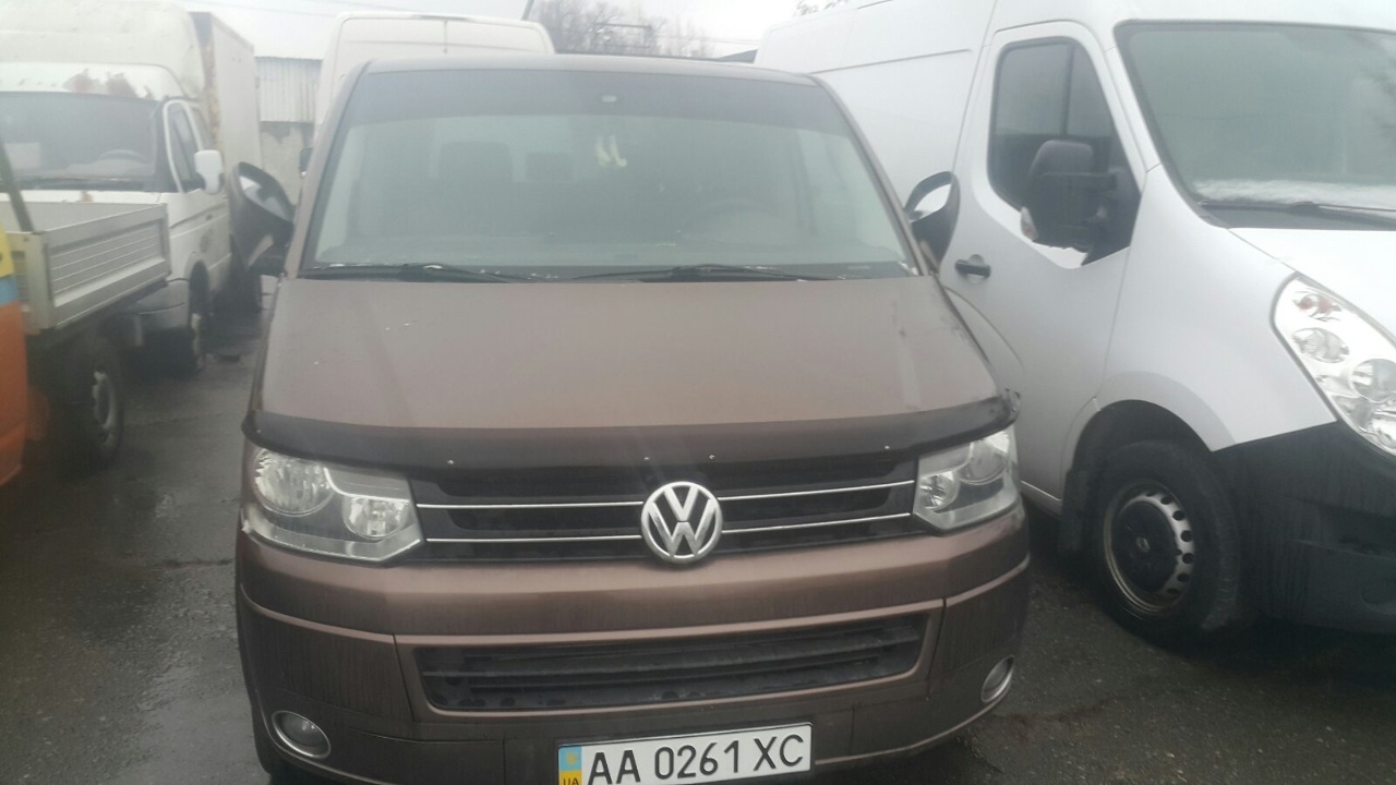 Автомобіль, VOLKSWAGEN MULTIVAN, 2011 року випуску, КОРИЧНЕВИЙ, ДНЗ АА1040МТ, номер кузова: WV2ZZZ7HZBH085605