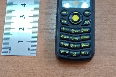 Мобільний телефон марки "GAT В25",imei 1:355515272574896, imei2:355515272574904,чорного кольору,бувший у використанні, робочий стан не перевірявся