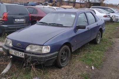 Автомобіль марки FORD, модель SIERRA, тип легковий, седан-В, номер кузову WFOFXXGBBFJT61751, рік випуску 1988, ДНЗ AI4273CA, синього кольору