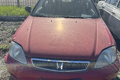 Легковий автомобіль марки Honda, модель Civic, 1999 року випуску, ДНЗ SWE2469, кузов номер JHMEJ9340XS221158, червоного кольору