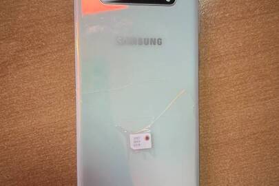 Конфісковане майно за рішенням суду: мобільний телефон SAMSUNG Galaxy S10+, б/в