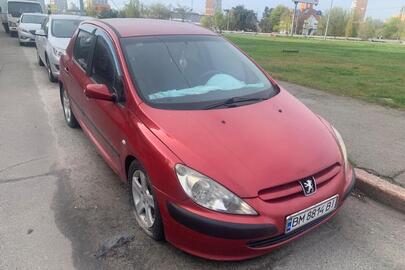 Автомобіль марки PEUGEOT 307, номер кузова VF33CRFNC83191793, 2003 р.в., ДНЗ ВМ8814ВІ, колір - червоний