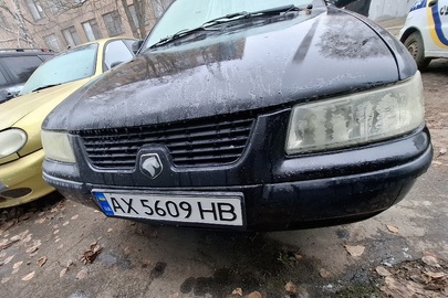 Легковий автомобіль IKCO, модель: SAMAND, реєстраційний номер АХ5609НВ, VIN/номер шасі (кузова, рами): NAACA1CB27FX00636 , колір: чорний, рік виробництва: 2007, номер кузова: IN73500636