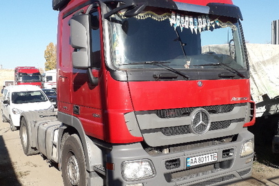 Вантажний спеціалізований сідловий тягач-Е MERCEDES-BENZ ACTROS 1841 LS 2018 року випуску, VIN WDB93403210234805, реєстраційний номер АА8011ТЕ