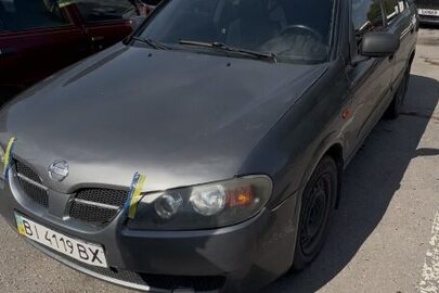 Транспортний засіб марки NISSAN ALMERA, ДНЗ ВІ4119ВХ, сірого кольору, VIN-код SJNBAAN16U0398495, 2003 року випуску