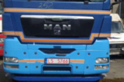 Вантажний автомобіль MAN TGX 35.540, 2013 року випуску, реєстраційний номер L55766, номер кузова WMA92XZZ5DL066904