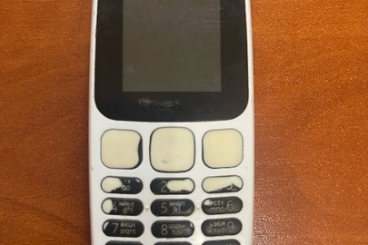Мобільний телефон білого кольору марки «NOKIA», модель TA-1094, IMAI 1:357336085971049; IMAI2:357339089549042