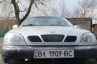 Колісний транспортний засіб: легковий седан, марка ЗАЗ DAEWOO Т13110 ЗНГ, ДНЗ ВІ1909ВС, рік випуску 2005, сірого кольору
