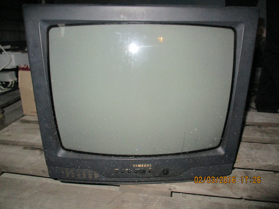 Телевізор марки Samsung, модель CW - 5035Z, серійний номер 729337РGАО7949, чорного кольору