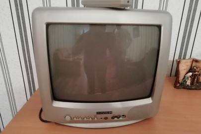 Телевізор Daewoo  КР14Е5М з пультом, сірого кольору