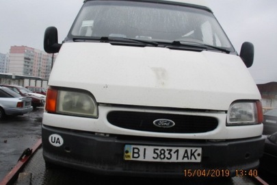 Колісний транспортний засіб: вантажний, марки FORD, модель Transit 2,5D, № кузова (причепа) WFOLXXGBVLWB44456, ДНЗ ВІ5831АК, 1998 року випуску, білого кольору