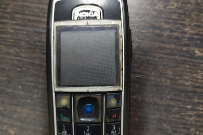 Мобільний телефон марки NOKIA, із задньою пластиковою панеллю чорного кольору, без зазначення моделі,  IMEI  з СІМ  - карткою "Київстар" № 8980039920994527 F - 1 шт.