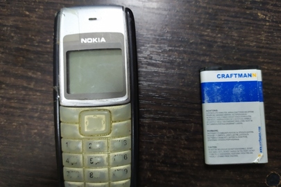 Мобільний телефон марки NOKIA, без задньої захисної панелі,  IMEI  359527/01/315847/7 без сім  - карти - 1 шт.