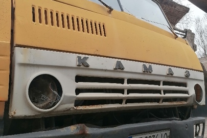 Автомобіль марки Камаз 55111 , 1989 р.в., тип - спеціалізований вантажний самоскид, помаранчевого кольору, ДНЗ:АЕ2036ІО, VIN - XTC551110K0020677