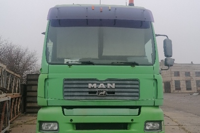 Автомобіль марки MAN TGA 26.430, 2004 р.в., тип - вантажний сідловий тягач-Е, зеленого кольору, реєстраційний номер АЕ2344ІО, VIN - WMAH24ZZ35W058021