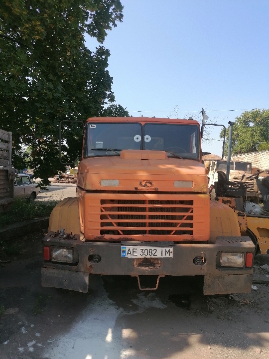 Спеціальний вантажний: КРАЗ 65055, 2005 р.в., тип - спеціалізований вантажний самоскид - С, помаранчевого кольору, ДНЗ:АЕ3082ІМ, VIN - Y7A65055050800547