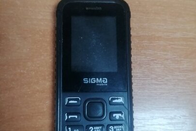 Мобільний телефон марки "Sigma", imei 1 - 354386333280211, imei 2 - 85440822014041, б/в