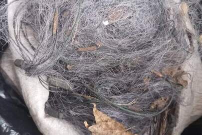 Конфісковане майно за рішенням суду: Рибацька сітка, довжиною 95 метрів,  крок вічка 65х65 мм, була у використанні