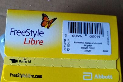 Датчики для вимірювання цукру (глюкометр) з маркуванням «FreeStyle Libre» в кількості 32 шт