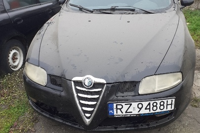 Легковий автомобіль марки Alfa Romeo GT, реєстраційний номер RZ9488H, чорного кольору, 2007 року виробництва, кузов № ZAR93700005250144